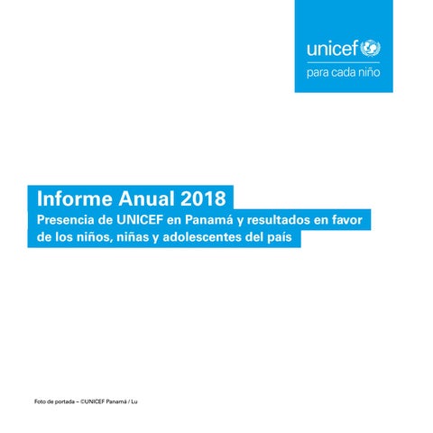 Unicef - Informe Anual 2018 第 3 页
