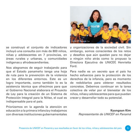 Unicef - Informe Anual 2018 第 7 页