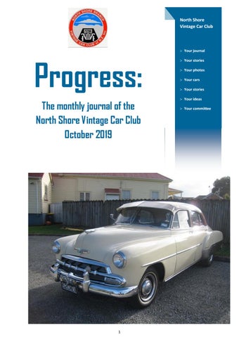 North Shore Vcc October 2019 By Vintage Car Club Of New Zealand Issuu