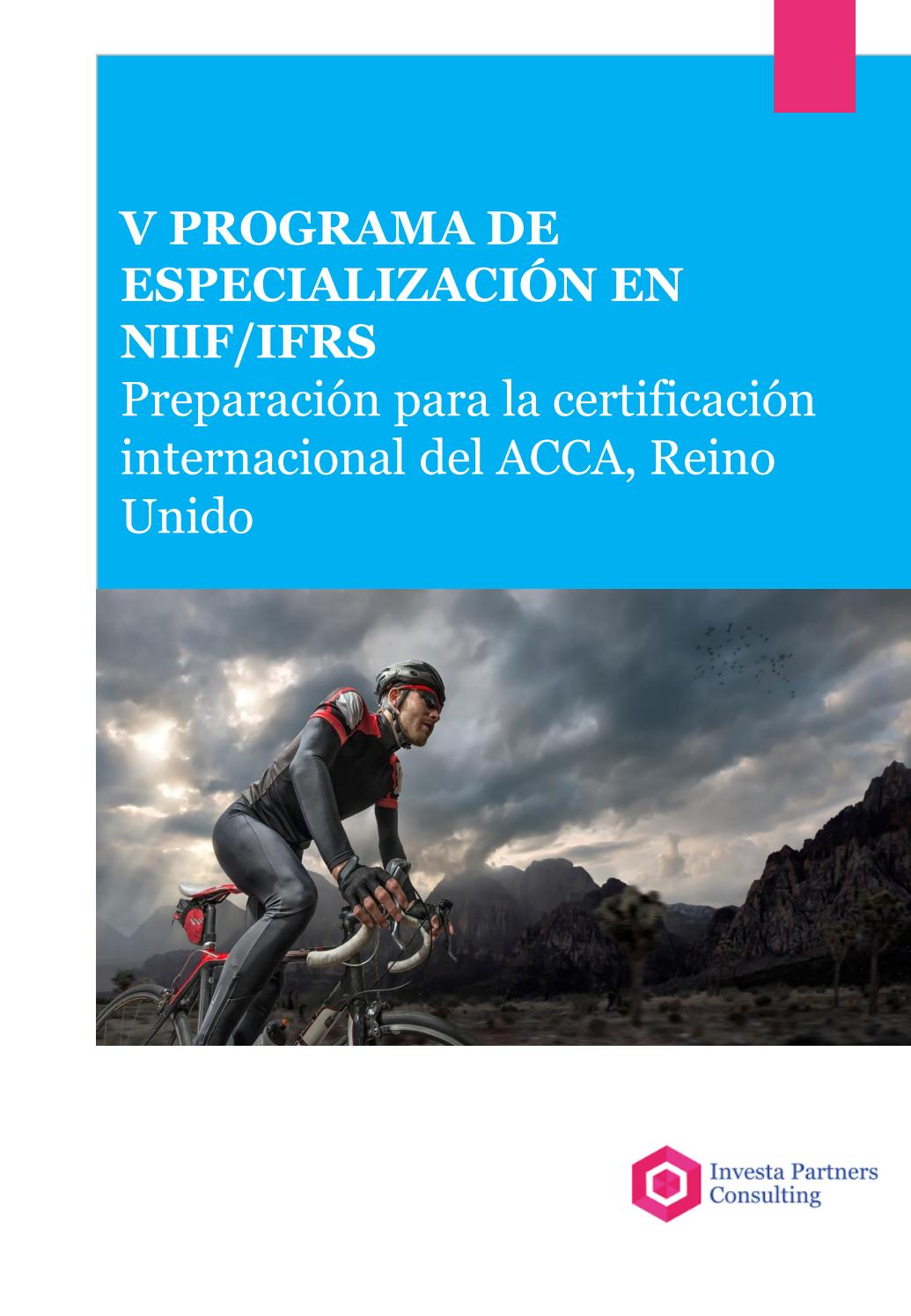V Programa De Especializaci n En IFRS NIIF By Investa Issuu