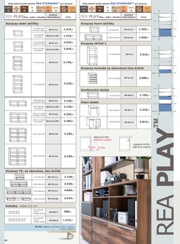 REA & AVA , CZ 家具目录 nábytku DREVONA, podzim-zima 2019 第 20 页
