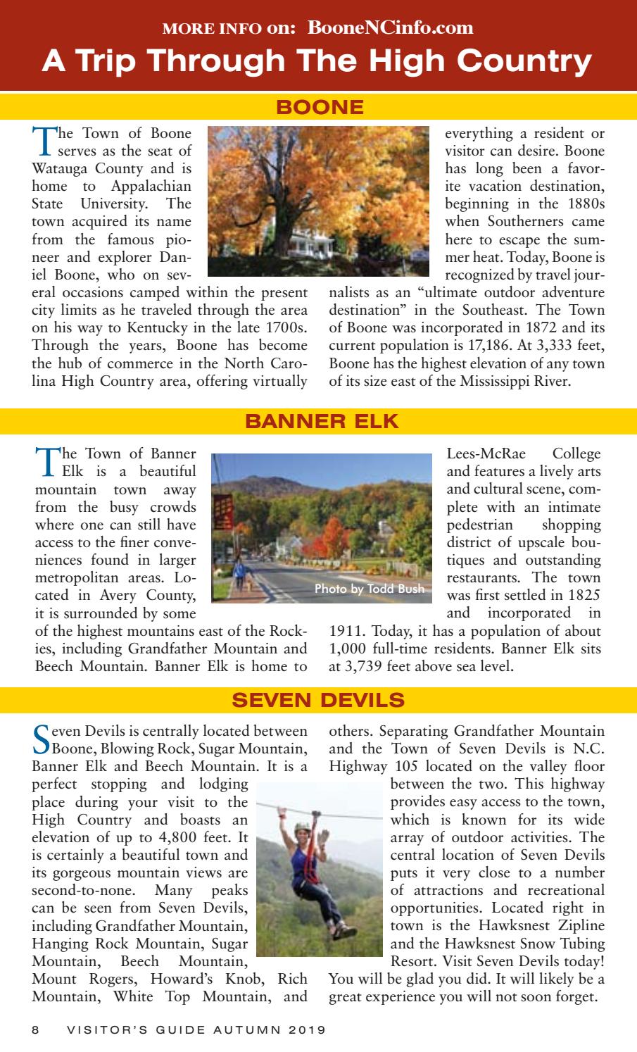 High Country Visitor Guide Fall 2019 Vebuka Com