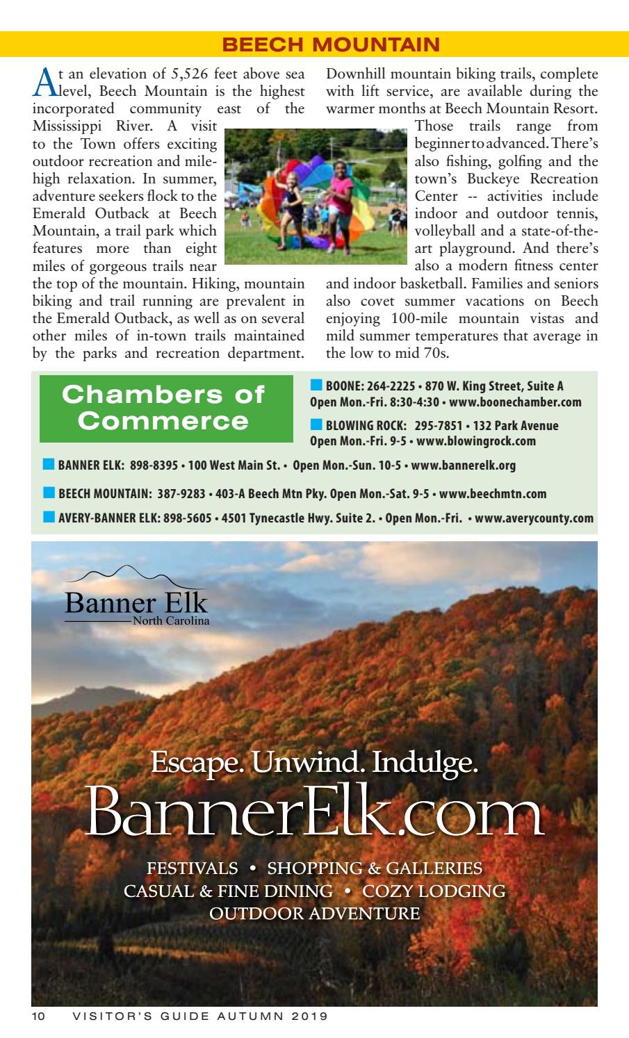 High Country Visitor Guide Fall 2019 Vebuka Com