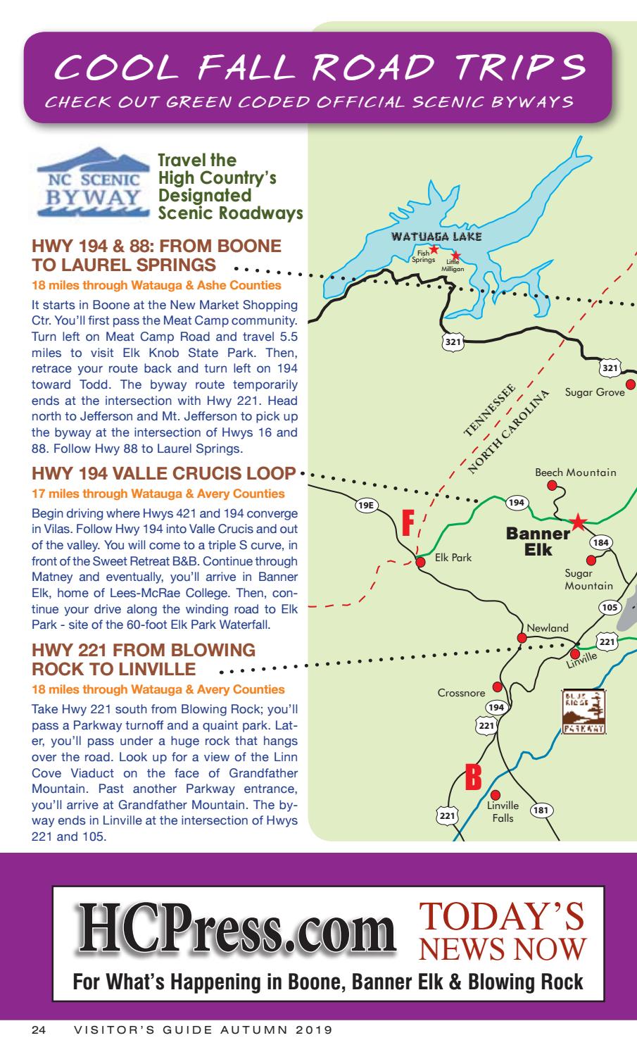 High Country Visitor Guide Fall 2019 Vebuka Com