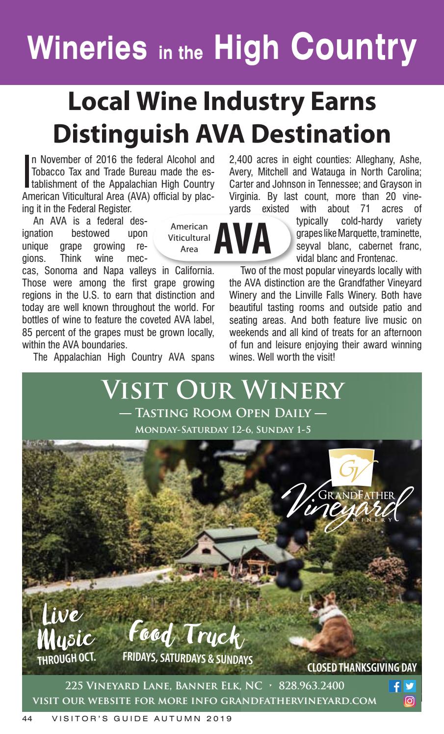 High Country Visitor Guide Fall 2019 Vebuka Com