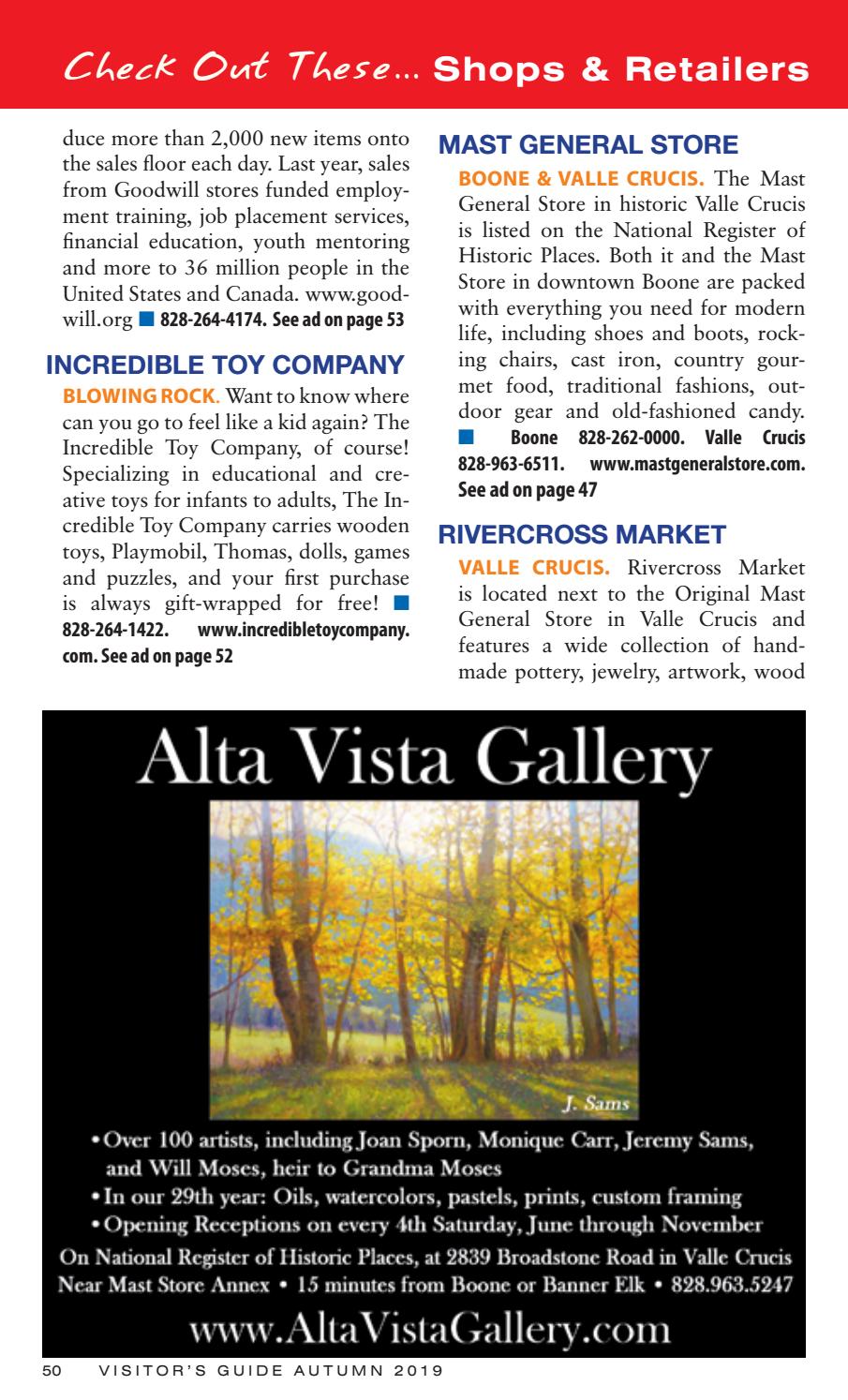 High Country Visitor Guide Fall 2019 Vebuka Com