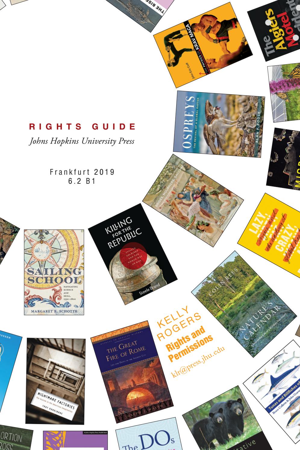 Johns Hopkins University Press Frankfurt Rights Catalog by JHUP Books