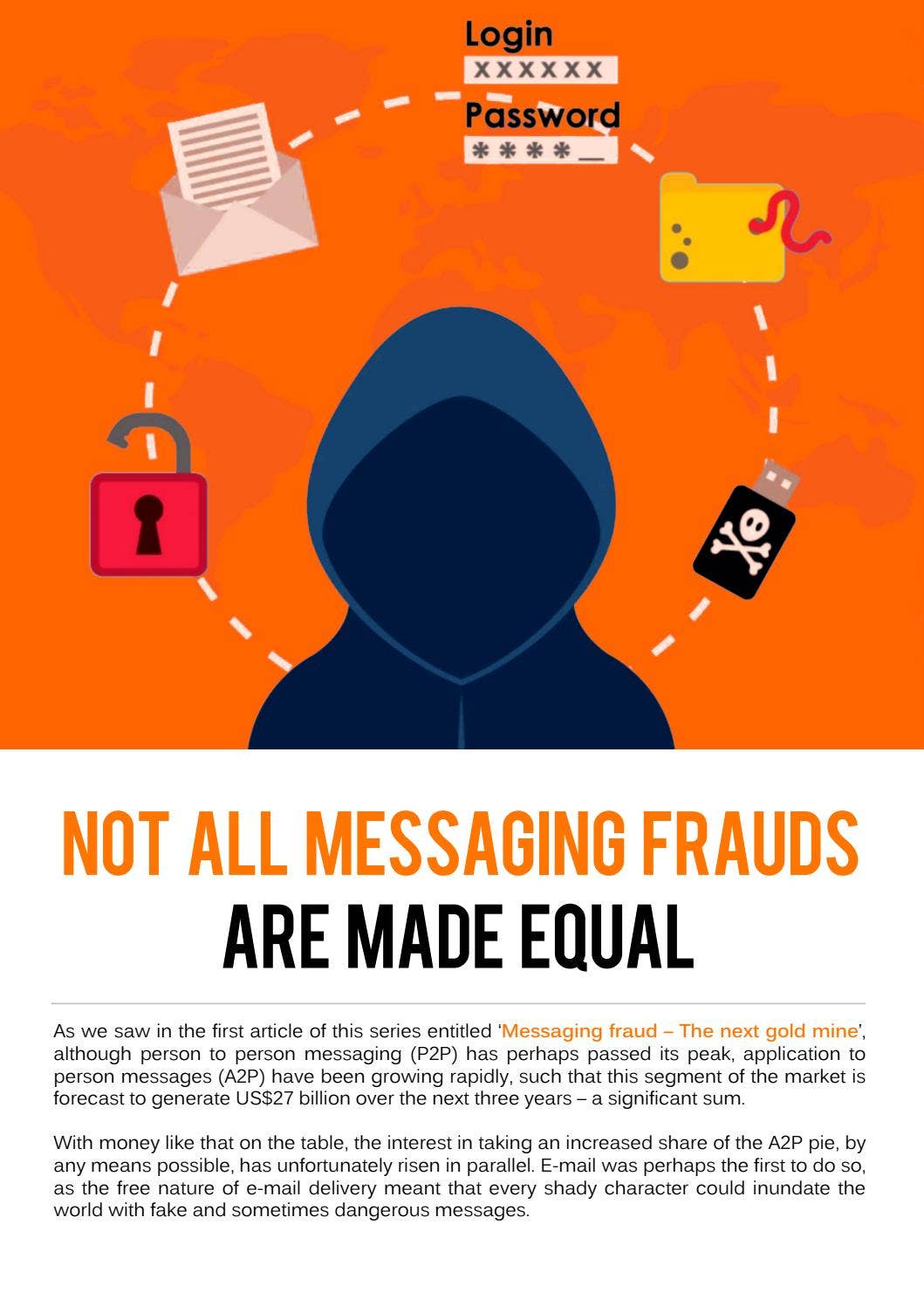 Communication Service Fraud Example Not all messaging frauds are made equal by HOT TELECOM - Issuu