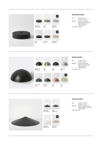 Ferm Living 灯饰目录 · ferm LIVING - Collect 灯饰 - Product Info 第 11 页