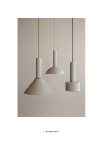 Ferm Living 灯饰目录 · ferm LIVING - Collect 灯饰 - Product Info 第 12 页