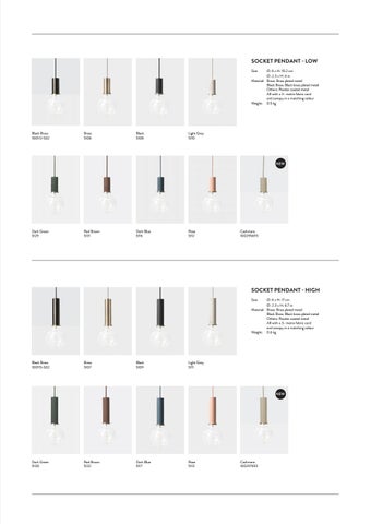 Ferm Living 灯饰目录 · ferm LIVING - Collect 灯饰 - Product Info 第 5 页