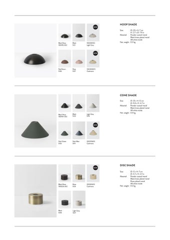 Ferm Living 灯饰目录 · ferm LIVING - Collect 灯饰 - Product Info 第 9 页
