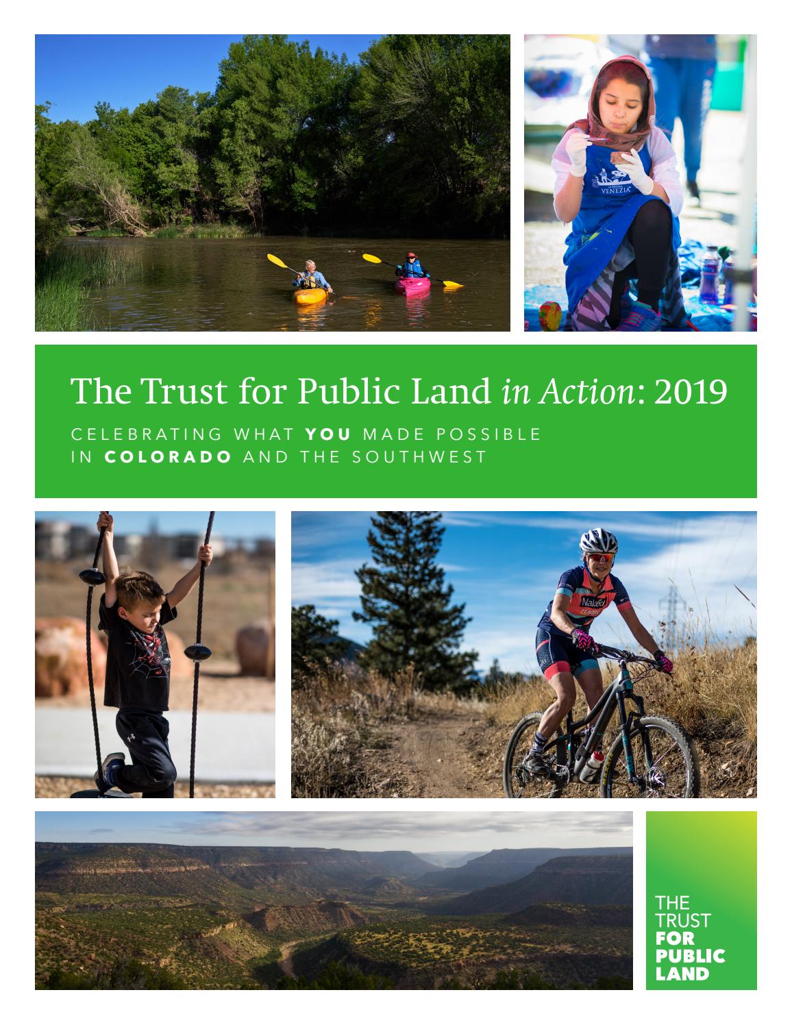 COLORADO The Trust for Public Land in Action 2019 by Trust for