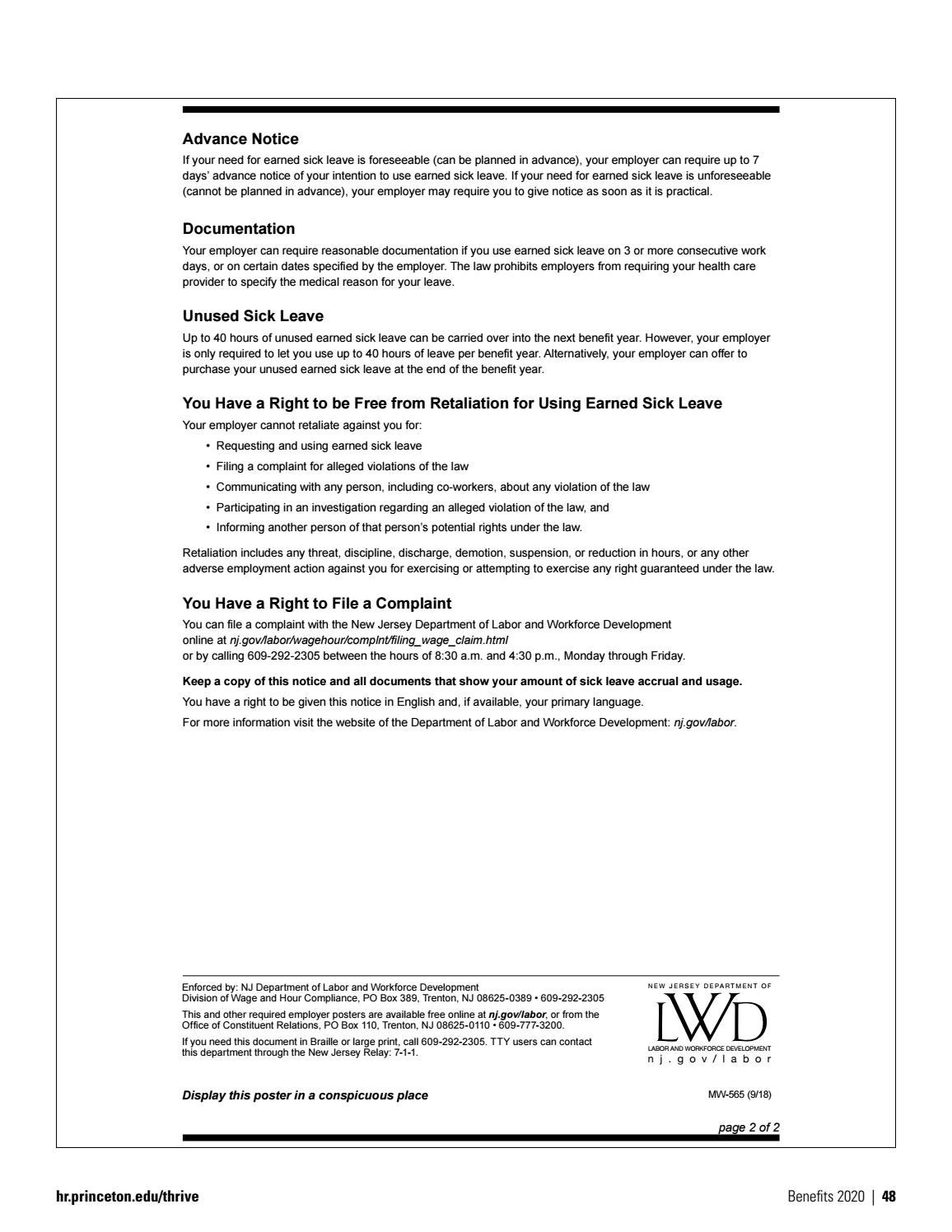 Benefits 2020 by Princeton University Human Resources Issuu