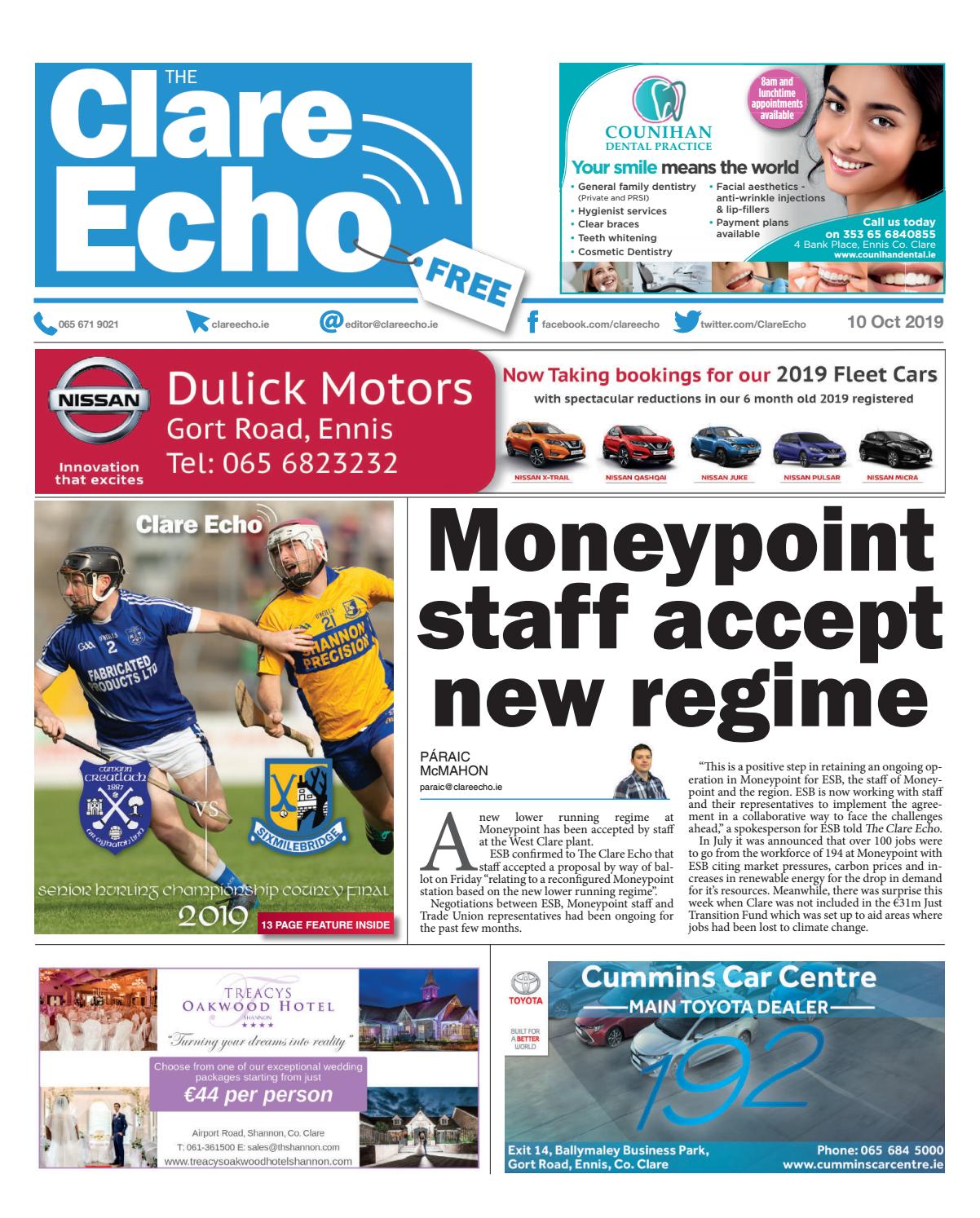 The Clare Echo 10 10 19 By The Clare Echo Issuu