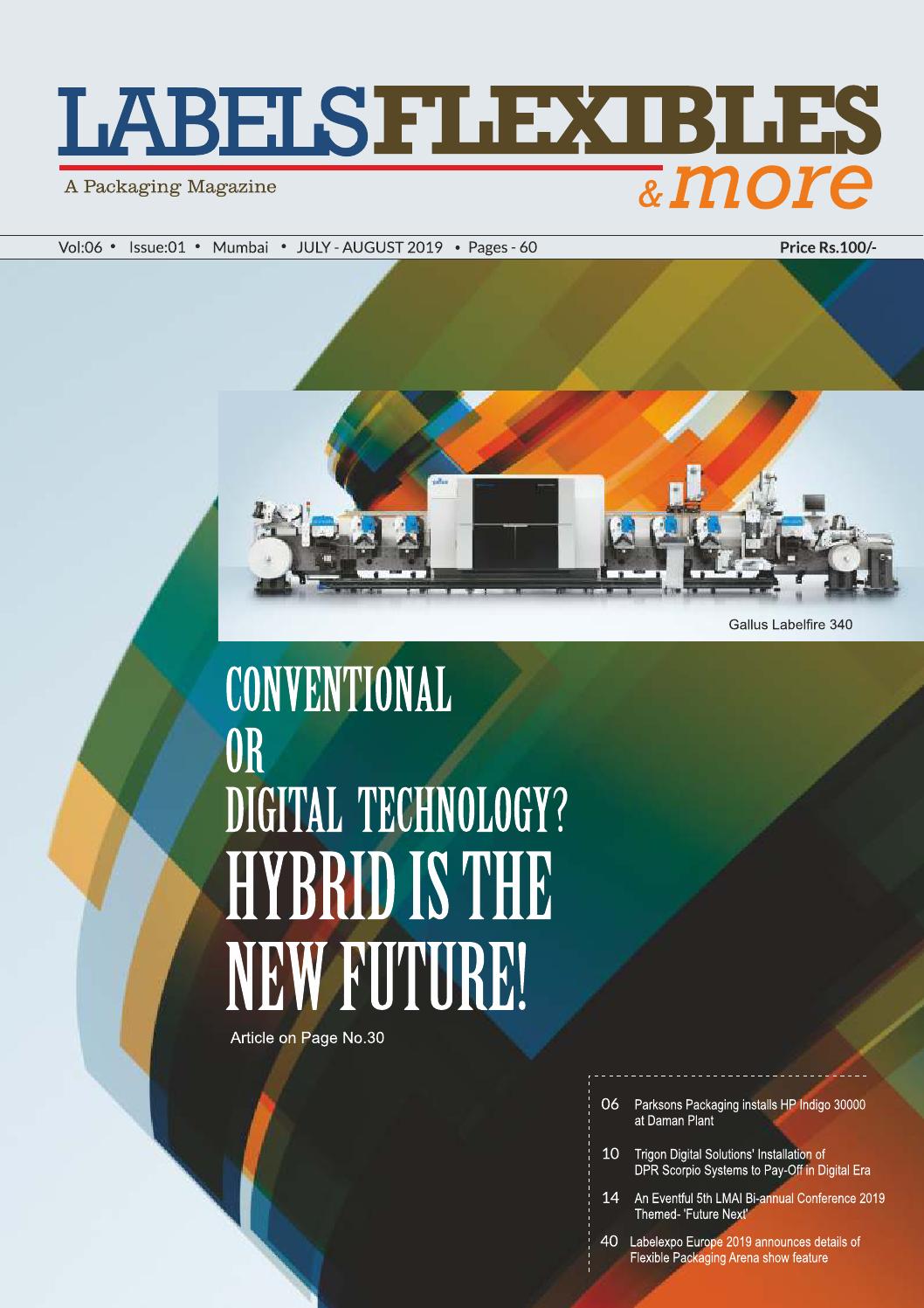 Labels Flexibles and More JulyAugust 2019 issue by abhishek patwa