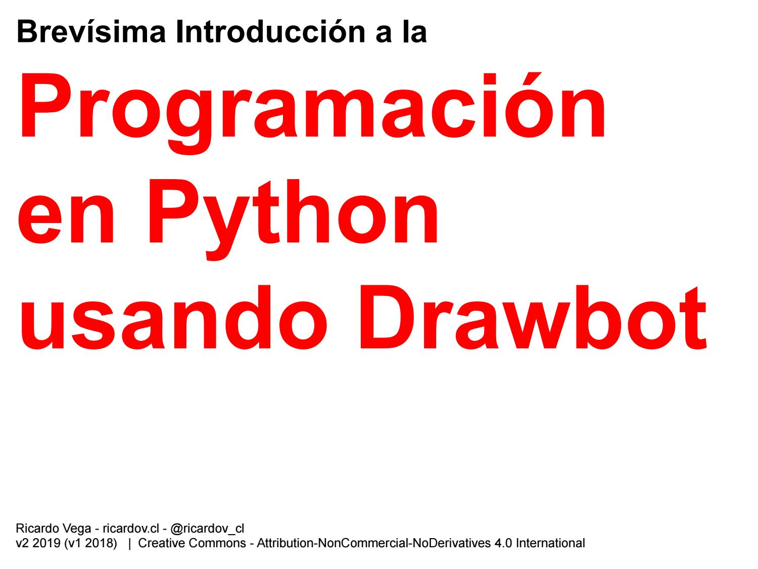 Programacion Python usando Drawbot (intro) by Ricardo Vega - Issuu