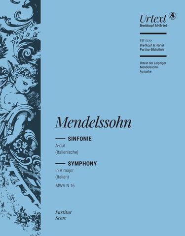 Pb 5310 Mendelssohn Bartholdy Sinfonie A Dur Mwv N 16 By Breitkopf Hartel Issuu