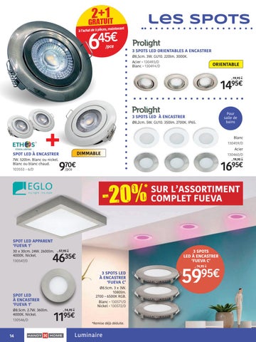 MENO 灯饰目录 · Folder Spécial Électricité/Éclairage Octobre 2019 TEC 法文 第 14 页