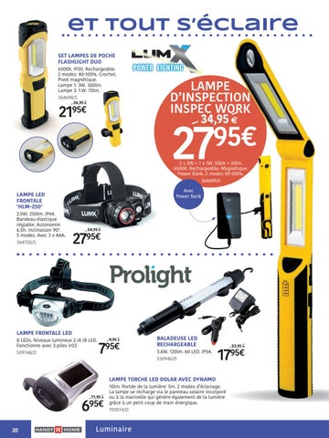 MENO 灯饰目录 · Folder Spécial Électricité/Éclairage Octobre 2019 DIY 法文 第 20 页