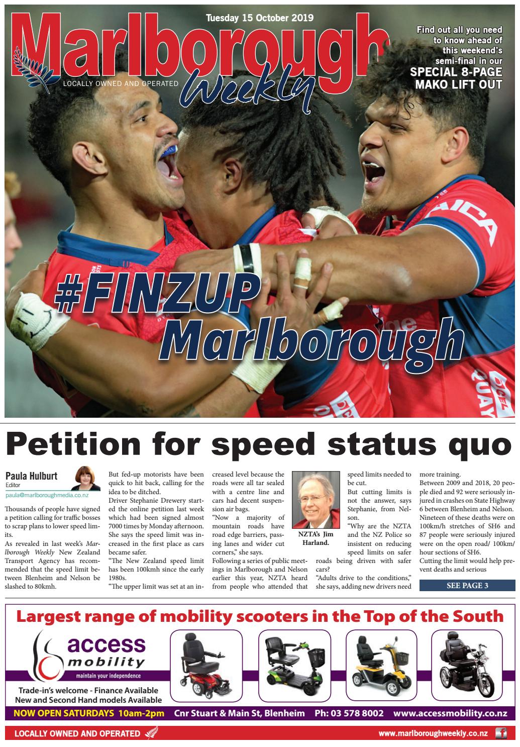 Marlborough Weekly 15 October 2019 by TSM Marlborough Issuu
