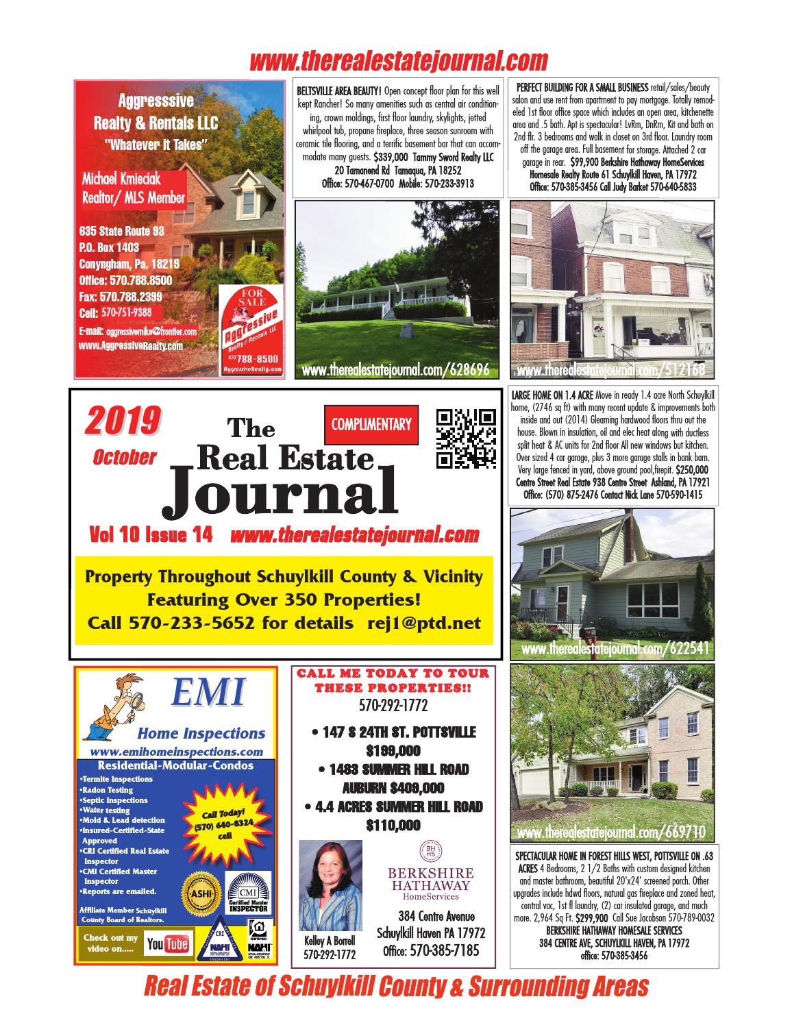 Real Estate Journal of Schuylkill County Pa. by REJournal Issuu