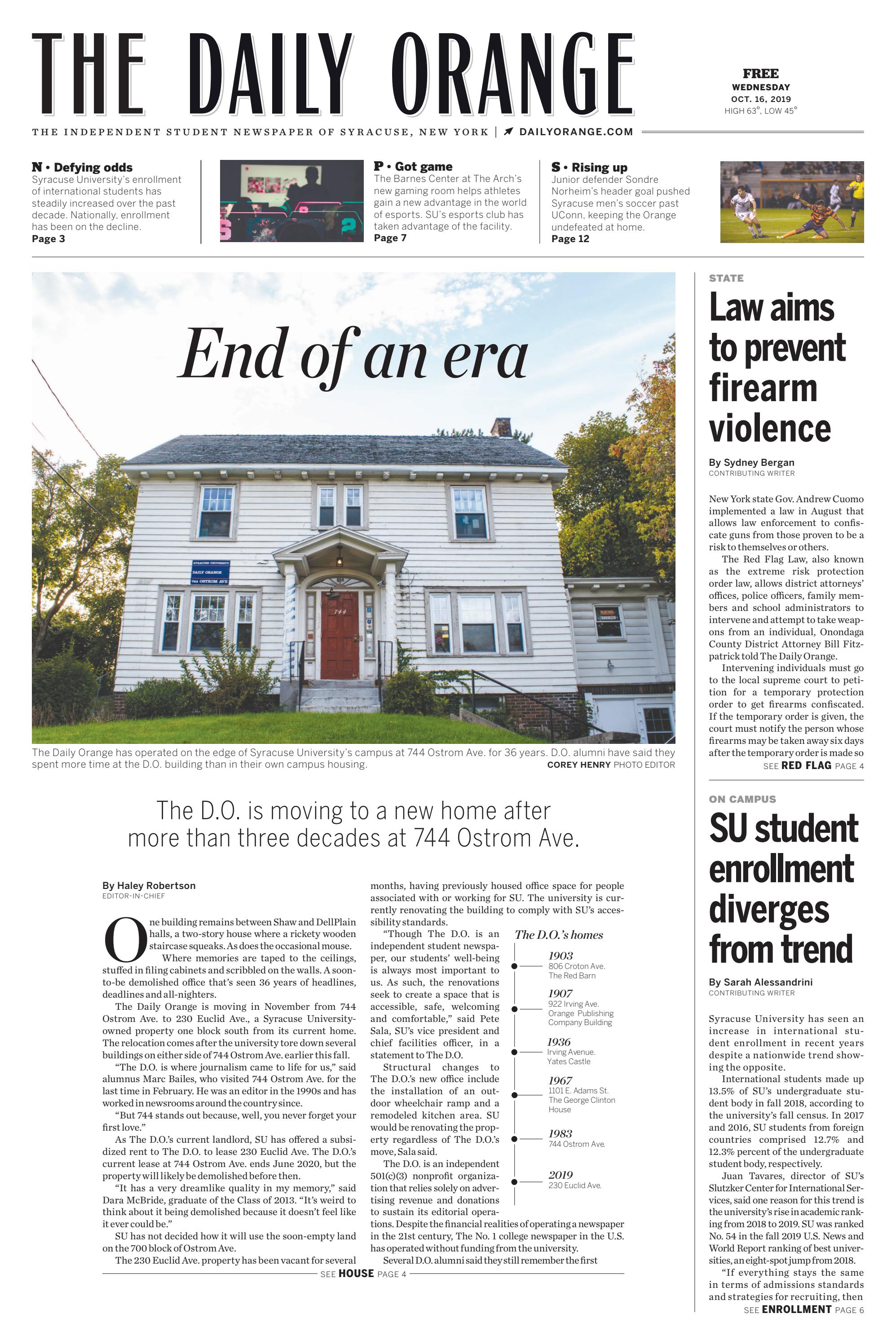 October 16, 2019 by The Daily Orange