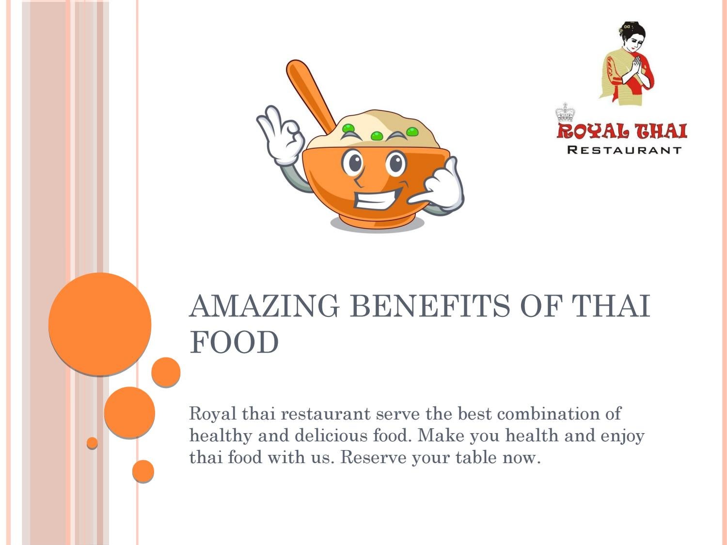 Amazing Benefits Of Thai Food by royalthai Issuu