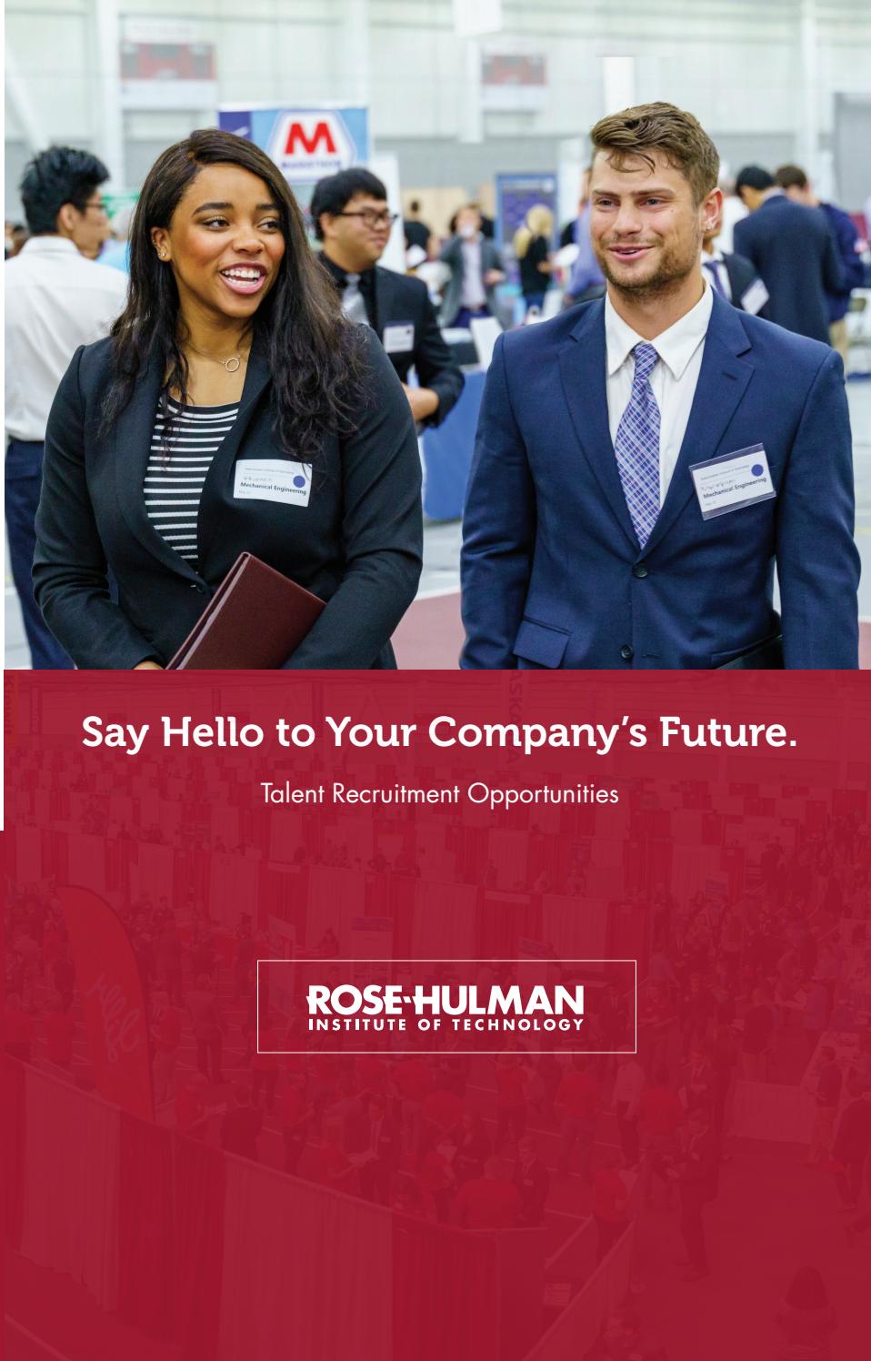 Talent Recruitment Opportunities 2019 By Rose Hulman Institute Of