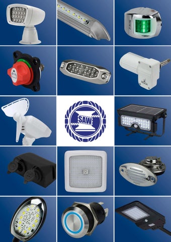 BLUE UNDERWATER LED BOAT LIGHT 4 INCLUDED 3.5/"X1.5/" 600 LUMENS