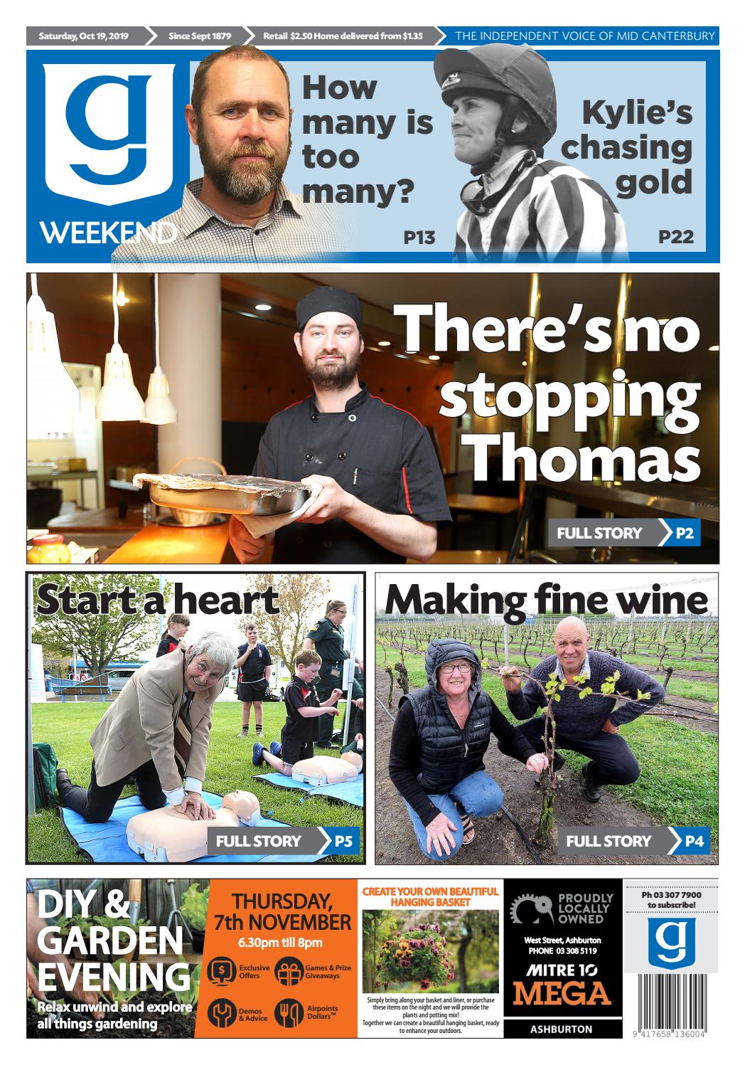 Ashburton Guardian, Saturday, October