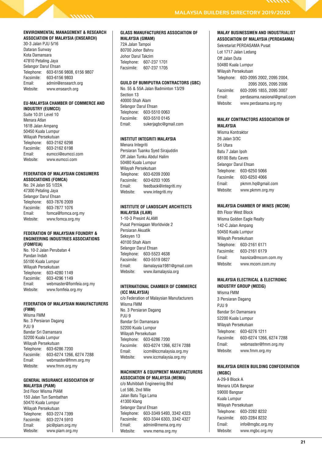 Malaysia Builders Directory 2019/2020  Vebuka.com