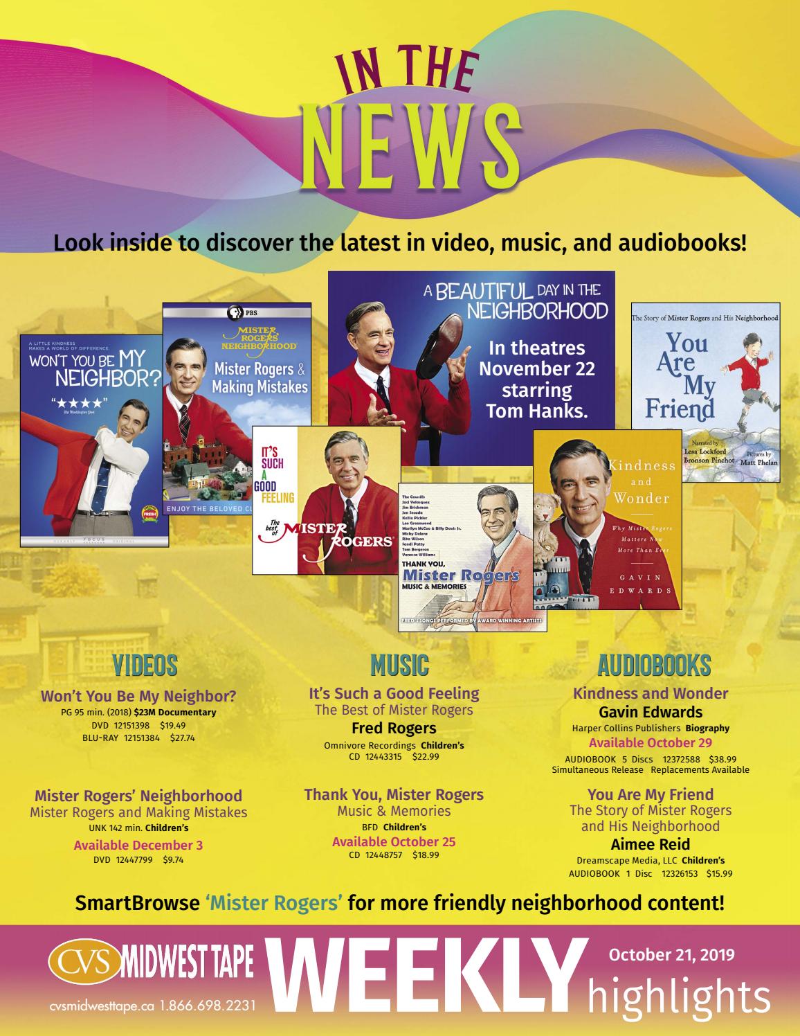 CVS Midwest Tape Weekly 21, October 2019 by CVS Midwest Tape Issuu