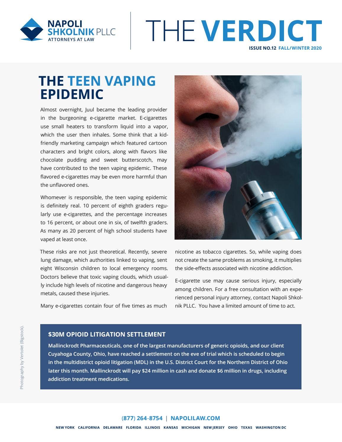 The Verdict Legal Newsletter by Napoli Shkolnik PLLC - Issuu