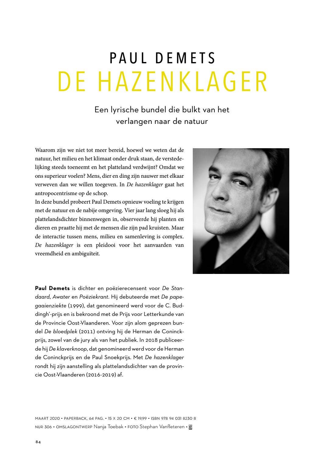 De Bezige Bij voorjaar 2020 by De Bezige Bij - Issuu