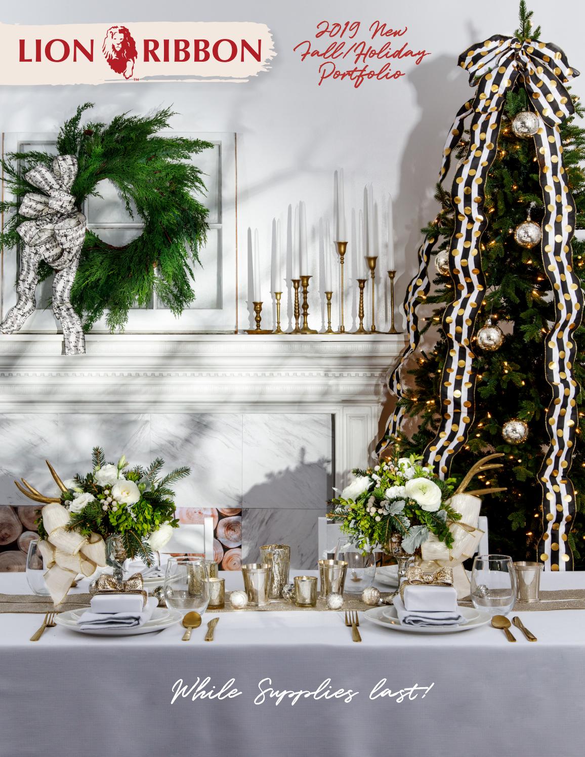 2019 Lion Ribbon Fall/Holiday Portfolio by Design Group Americas, Inc
