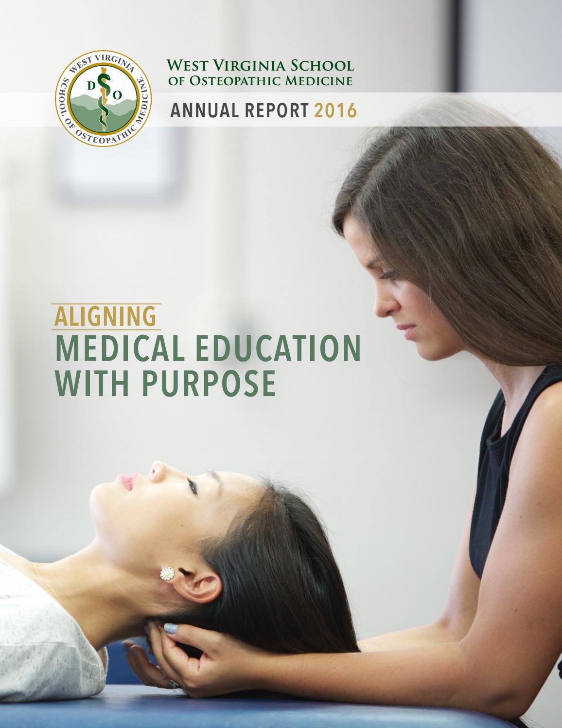 Wvsom Annual Report 2015 2016 By West Virginia School Of