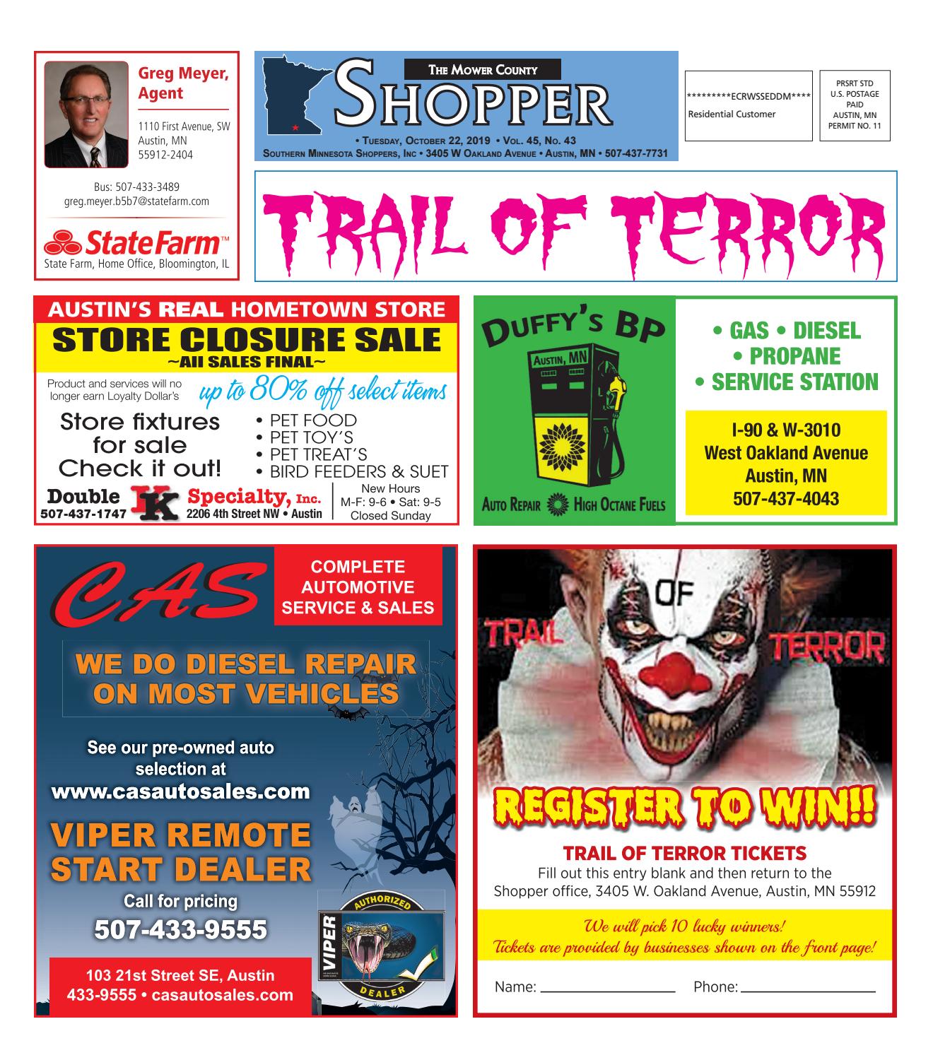 Mcs 10 22 19 By Mower County Shopper Issuu