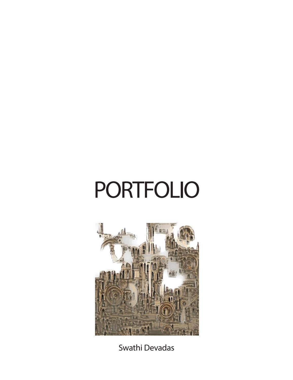 Graduate Architect Portfolio by Swathi Devadas - Issuu