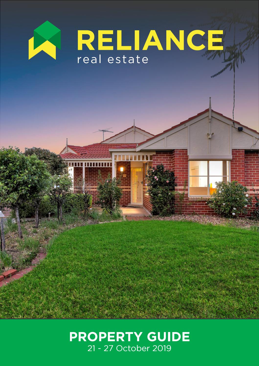 Reliance Property Guide 21 27 October 2019 by Reliance Real Estate Issuu