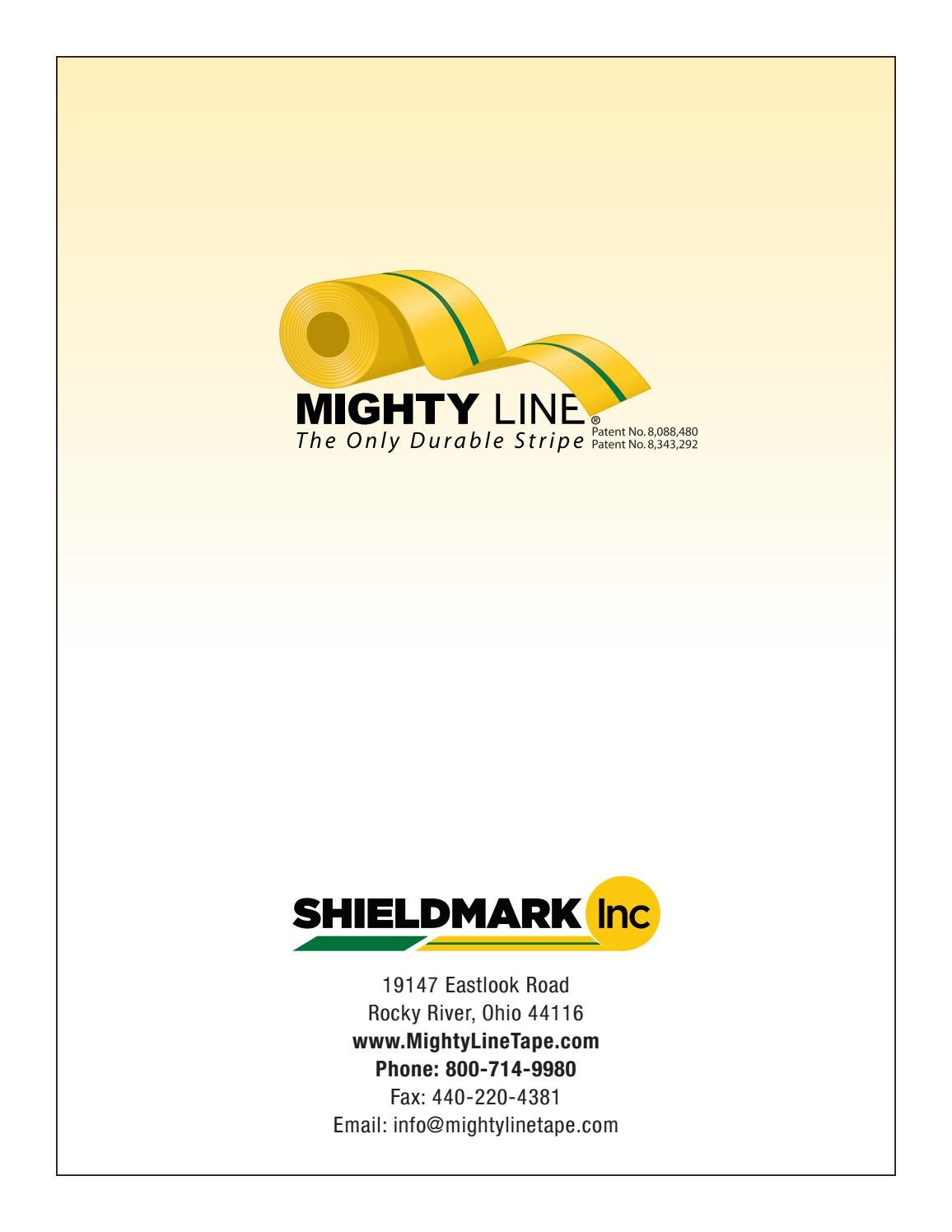 Mighty Line Floor Marking Tape Product Catalog By Mighty Line