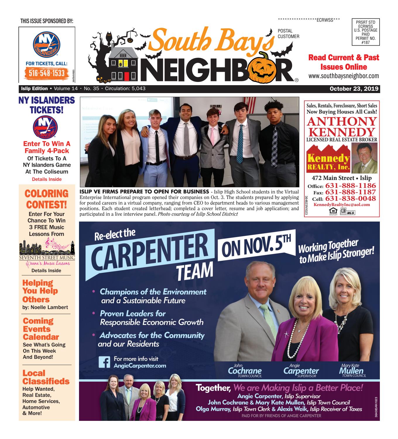 October 23, 2019 Islip by Long Island Media Group Issuu