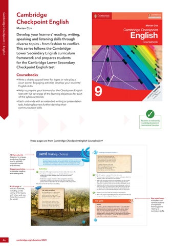 Cambridge Assessment International Education 2020 Catalogue by ...