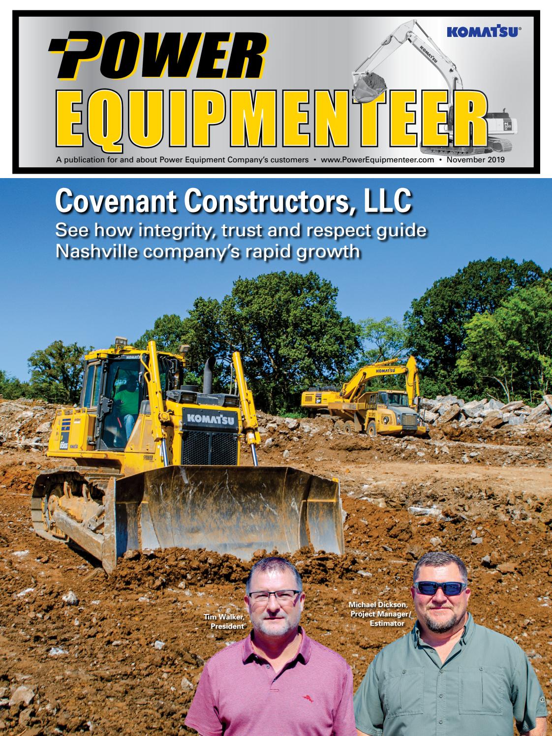 Power Equipment Company, Equipmenteer, November 2019 by Construction