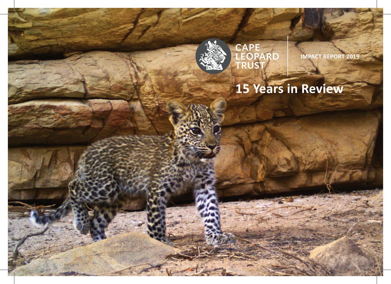 2019 Annual Report of the Cape Leopard Trust by The Cape Leopard Trust