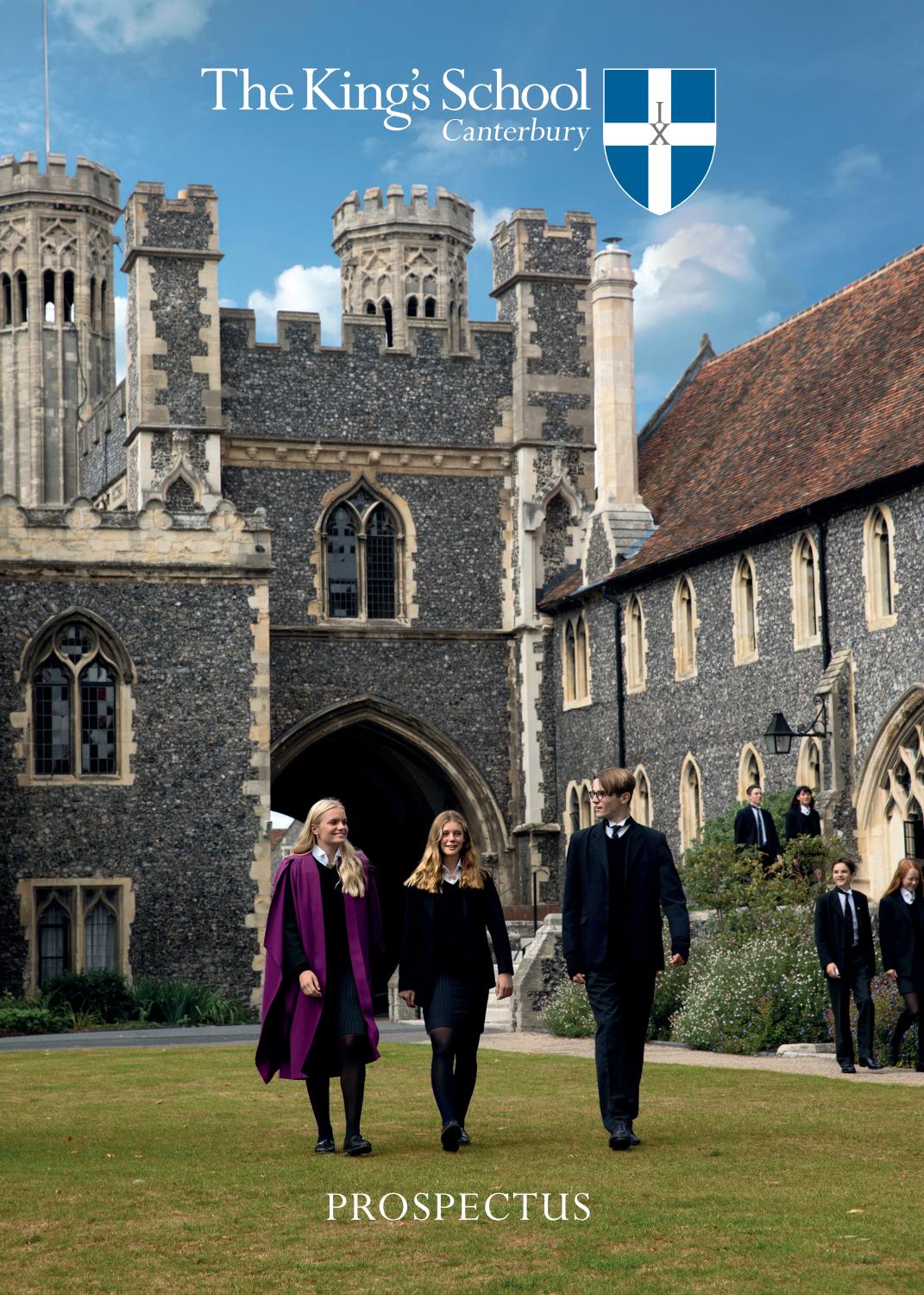 The King's School, Canterbury Prospectus by OKS Association The