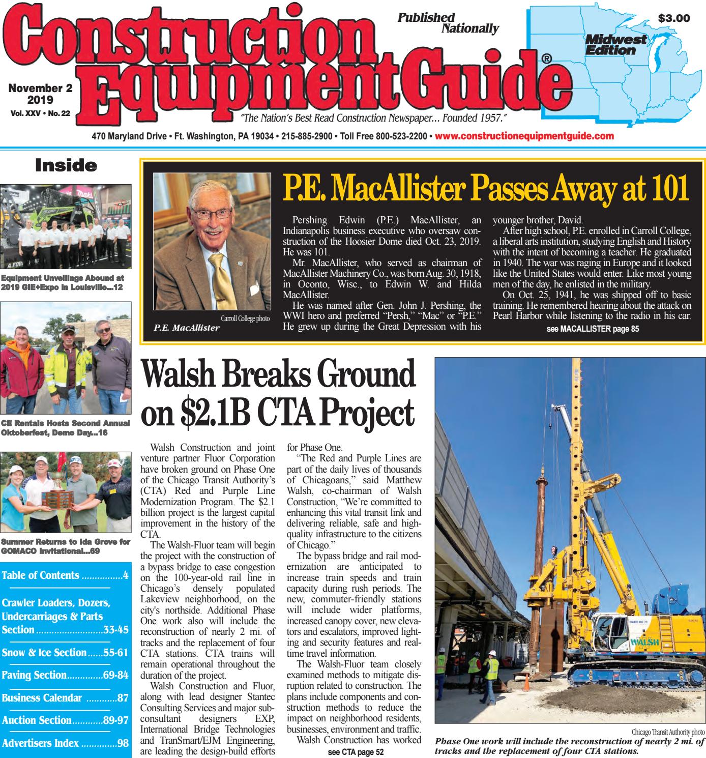 Midwest 22 November 2, 2019 by Construction Equipment Guide - Issuu