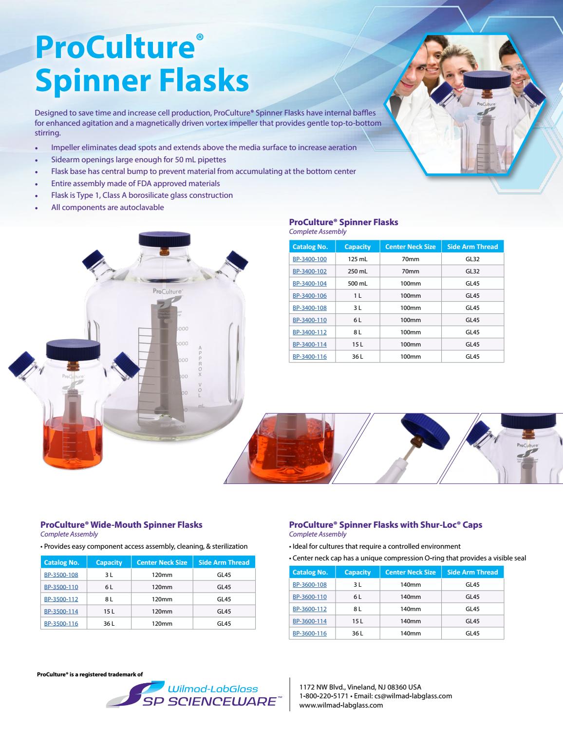 WilmadLabGlass Spinner Flasks by SP Scientific Products Issuu
