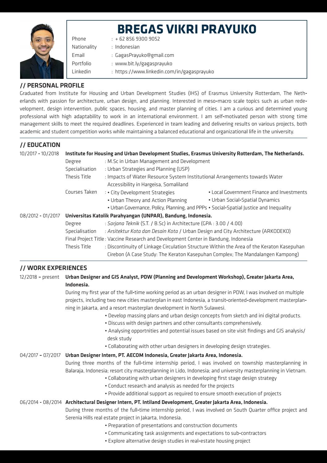 Curriculum Vitae Bregas Vikri Prayuko By Bregas Vikri Prayuko Issuu