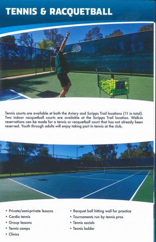 Scripps Ranch Swim & Racquet Club Membership Brochure by Scripps Ranch ...